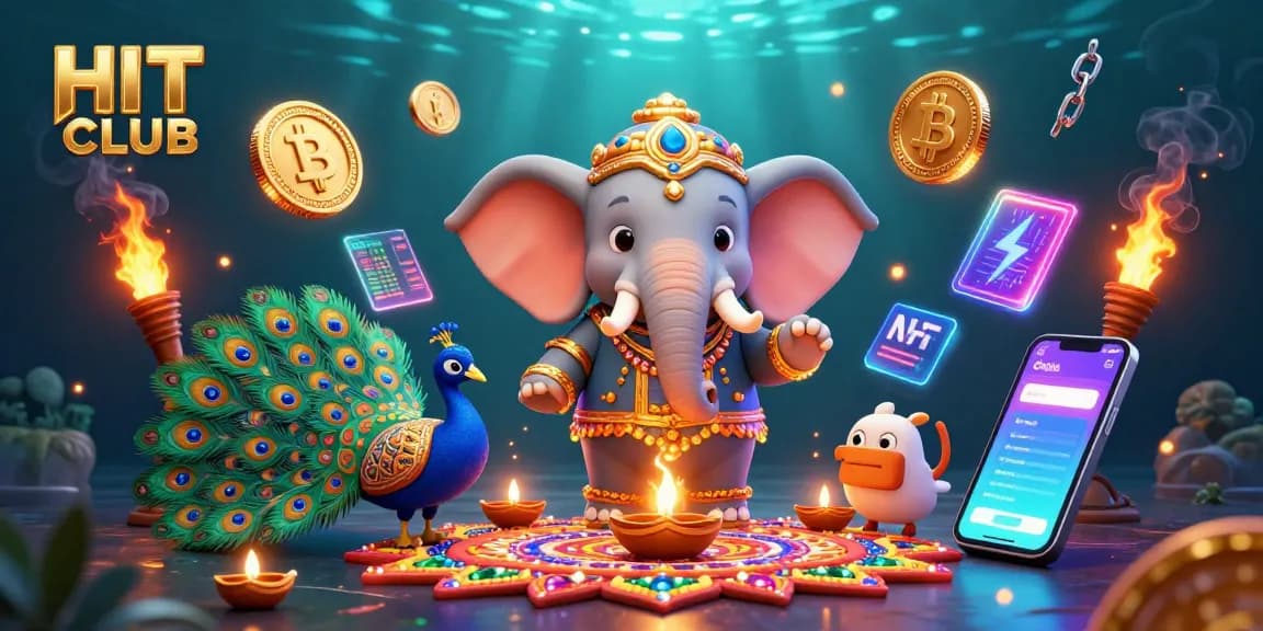 Play engaging games at HIT CLUB with vibrant visuals and dynamic crypto elements.