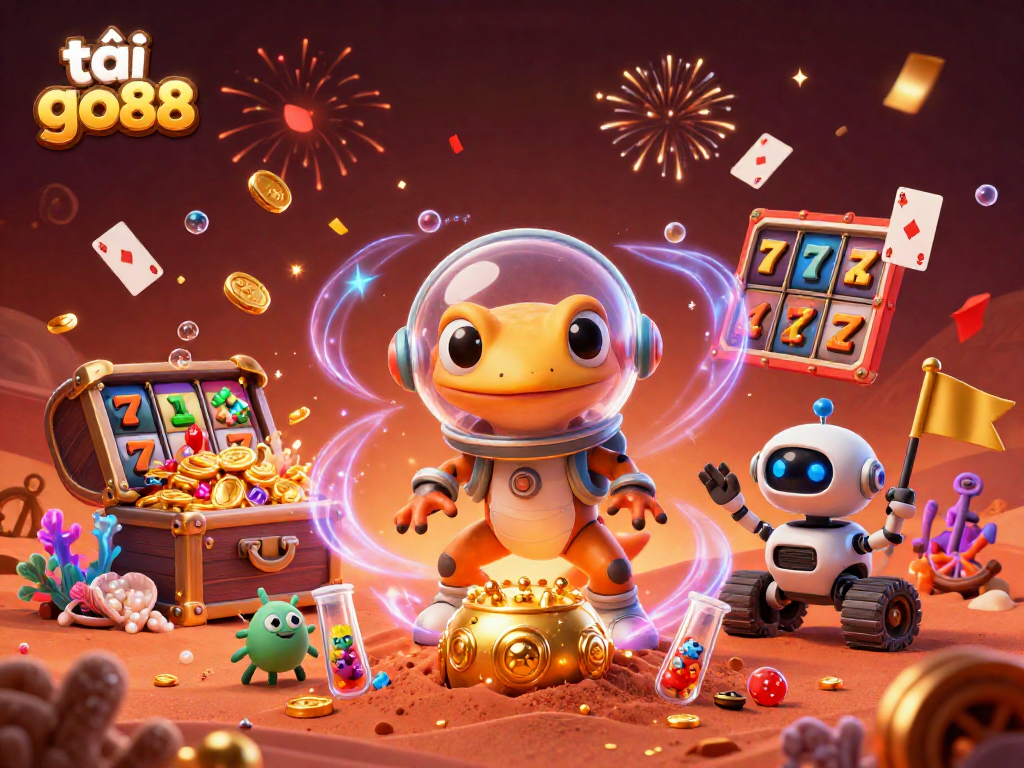 Engage with exciting gameplay as you tải go88 and discover a vibrant alien casino.