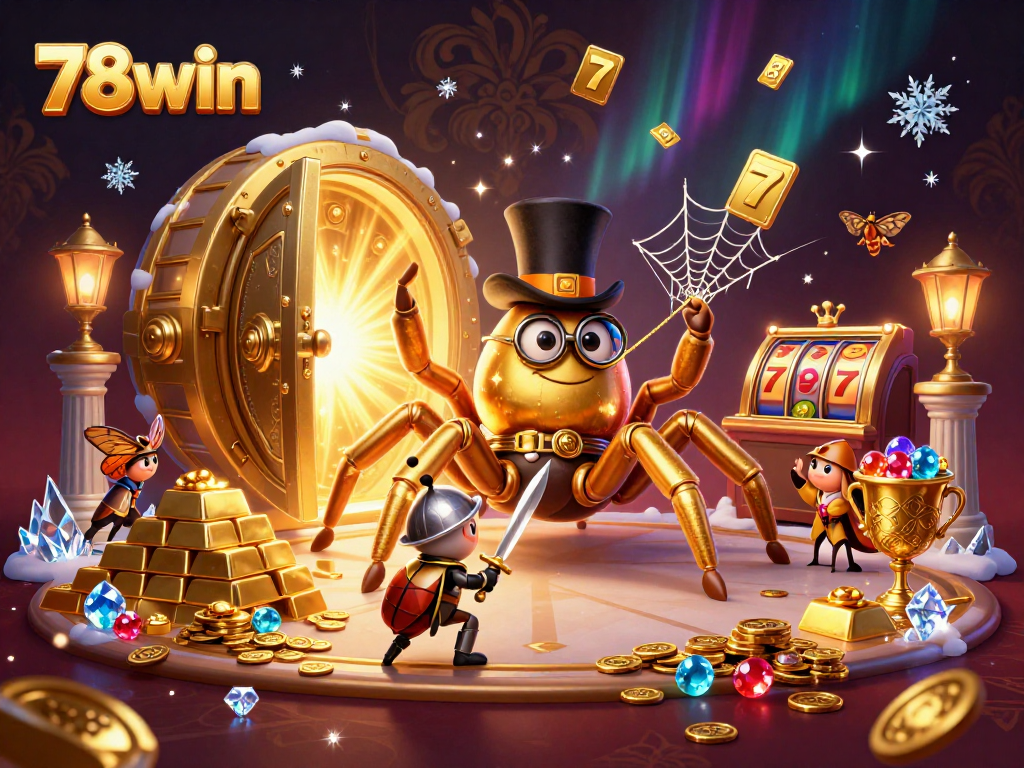 Experience thrilling wins at 78win with an enchanting casino atmosphere and vibrant characters.