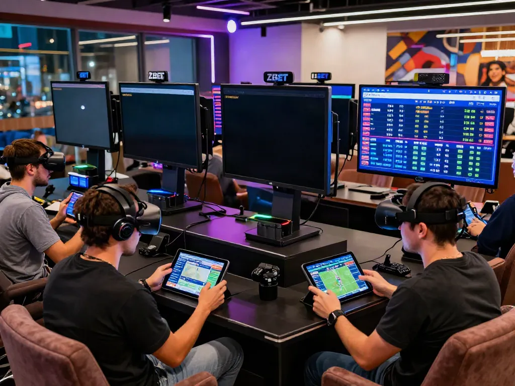 Exciting ZBET online gambling scene showcasing diverse players immersed in sports betting activities.