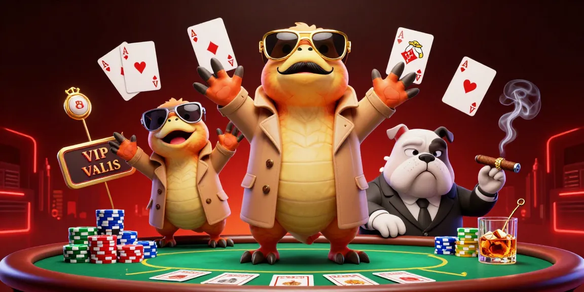 luongsontv raptors attempt to enter a VIP casino with colorful poker chips and cards