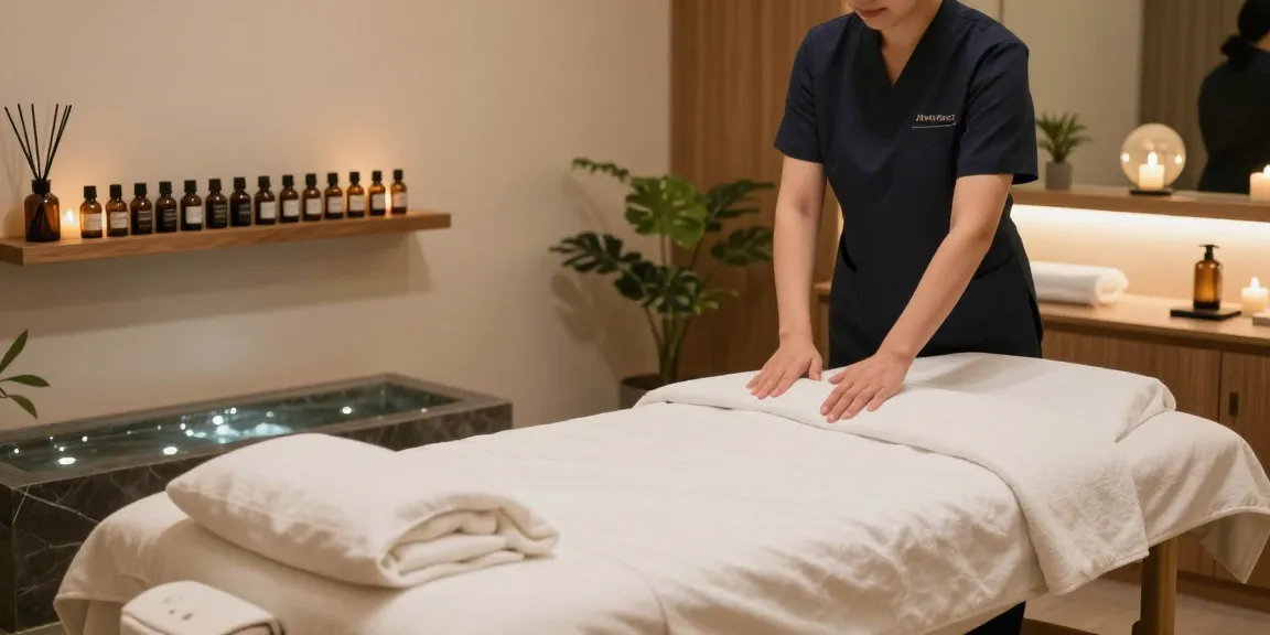 신림동출장마사지 in a calming spa environment with soothing ambiance