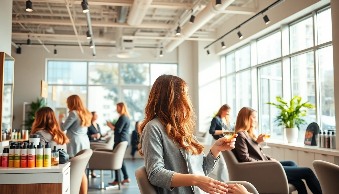 Omnia Salon: skilled stylists provide precision haircuts and highlights in a chic, welcoming environment.