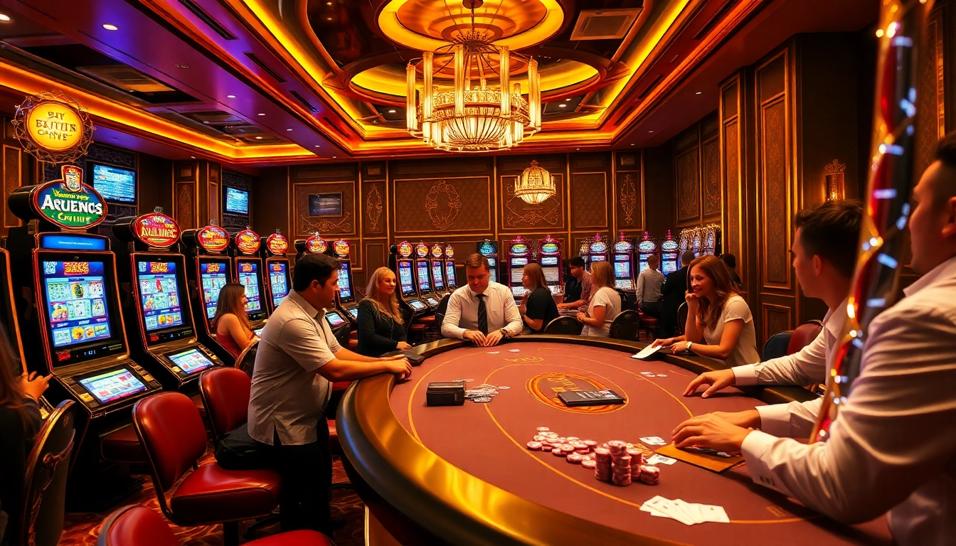 SX88 casino scene showcasing an upscale gaming table with vibrant action and luxury.