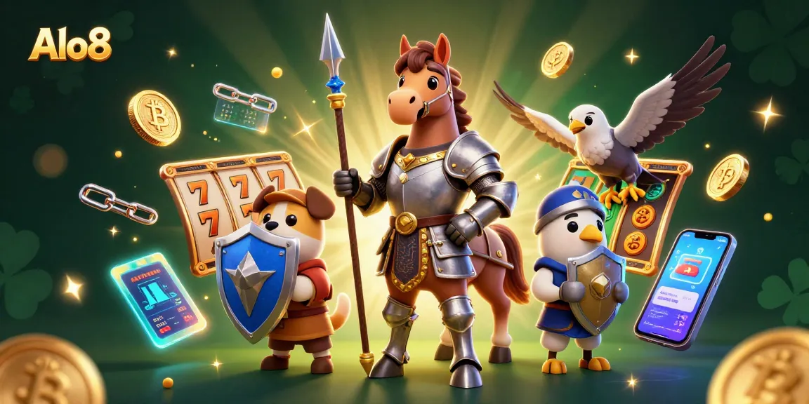 Alo8's captivating online slots scene featuring engaging characters set against a vibrant jackpot backdrop